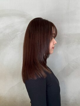 レッドネオ エビス(Redneo ebisu) 【髪質改善】ナチュラル/コスメストレート/30代/韓国カラー