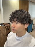波巻き/マッシュ/メンズパーマ
