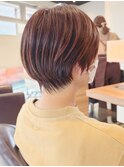 #マッシュショート#ピンクベージュ#金沢文庫FLOOR八木