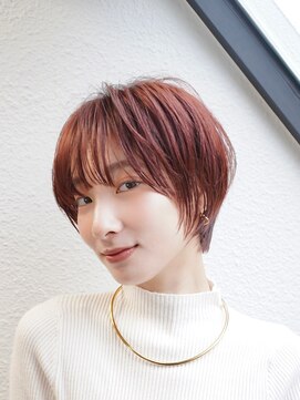 ハウスアンドヘアーワークス(House&Hair works) 前髪長め大人小顔ショート30代40代50代　藤沢