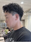 ピンパーマスパイラルパーマ無造作パーマメンズパーマ