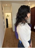 大人ロングパーマ