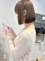 ミント(mint) ☆オリーブベージュ☆ブリーチなしダブルカラー☆ミントカラー