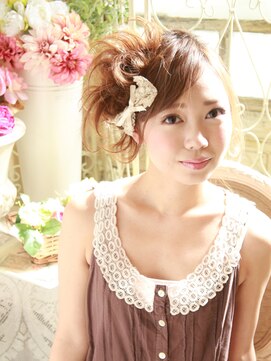 髪質改善と縮毛矯正の専門店 サンティエ(scintiller) ★ミディアムサイドアレンジ★