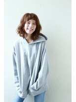 ヌーム 塚本店(NOOM) ノームコア無造作ウエーブ小顔カット