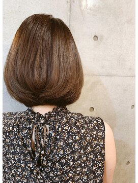 ピュアソウル(Pure Soul) ニューヨークドライカット★前下がりラウンドマッシュボブ[渋谷]