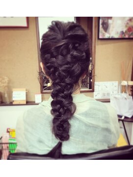 ヘア ロココ(hair LOCOCO) 編みおろしヘアセット