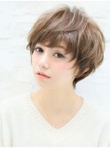 大人かわいいスタイリッシュショートボブ