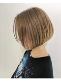 《ゲストスナップ》マットベージュボブ