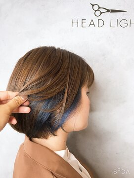 アーサス ヘアー デザイン 上越店(Ursus hair Design by HEADLIGHT) イヤリングカラー×ブルー