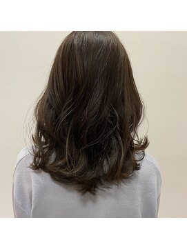 ソア フォー ヘアー(Soi for hair) 20代30代★大人かわいい暗髪×無造作ゆるふわボセミディ