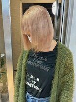 アルカナ 明治神宮前原宿(ARCANA)&nbsp;ミルクティーベージュ　ベージュカラー　小顔ボブ