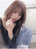 【Rohange】マロンベージュ×エアリーフォルム#ボブルフ