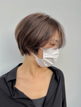 アッシュ 豊田店(Ash) 横顔美人ショート×ココアベージュ
