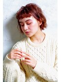 ボブ×ニュアンスソバージュ