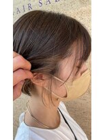 ジェリカヘアー サンフラワー通り(Jlica hair) チラ見せ　イヤリングカラー