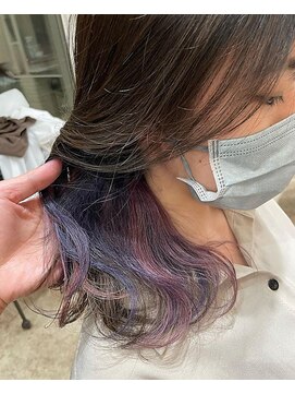 リッシュ ユーカリが丘店(Lish) ユニコーンインナーカラー