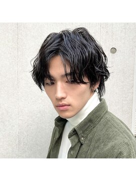 ノエル 池袋店(noel) 【noel】takuto×ミディアムウルフ×センターパート