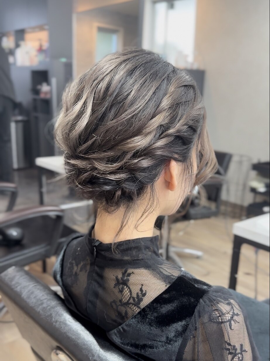 どーる ヴァンパイア ミラ 髪パーツ おだんごヘアー 白髪 グレー 2025