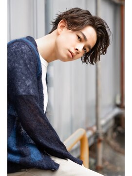 ハバナ 渋谷(HAVANA) 束感モテる/ツーブロック/センターパート/ニュアンスパーマ