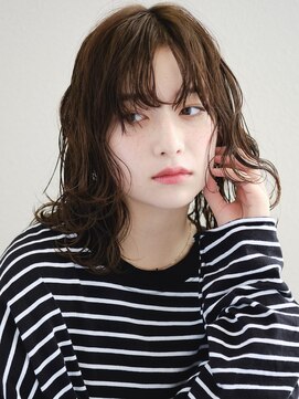 ミンクス渋谷スマートサロン(MINX shibuya smart salon) エアリーロング 美髪 ピンクブラウン 切りっぱなしボブ