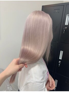 ベレーザ 渋谷(BELEZA) 6556シルキーベージュハイライトグラデーションハイトーンカラー