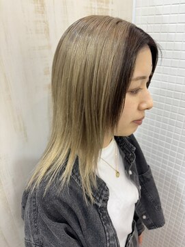 インパークス 町屋店(hair stage INPARKS) フェイスフレーミング　ハイトーンベージュ