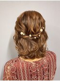 結婚式お呼ばれヘアセット/参列ヘアセット/ボブアレンジ
