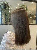 グレージュカラー透明感カラー艶感10代20代30代大人可愛い