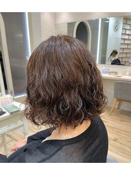ボネッカ 鶴見(BONECCA) 朝楽ボブパーマ【柳澤優名】