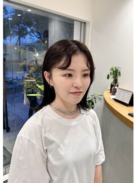 シアン 矢場町店(CYAN.) 前髪を上手く巻けない方におすすめ根本からふんわり前髪！