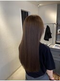ブリーチなし!ミルクブラウン