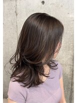 オーサム 下北沢(THE AWESUM)&nbsp;大人ミディ/レイヤーカット/ブラウンベージュ[下北沢/下北沢駅]