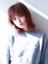 ジェニーバイメノン(JENNIE by Menon) イメチェンミディアム　小顔　高濃度水素カラー　外はねボブ