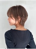 【GEEKS渋谷】ナチュラルショートウルフ/20代30代/小顔/春カラー