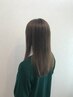 【Yuiri担当】梅雨対策　　毛先カット+ストレート（縮毛矯正）+ミルボンTr
