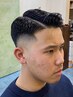 【フェード×メンズ髪質改善】パリッとキマる。けどパサつかない。　￥4130
