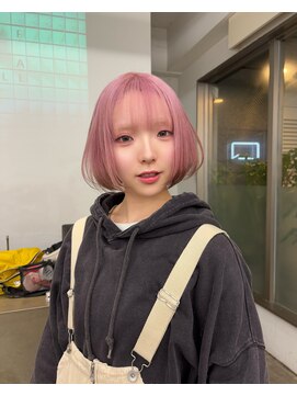 レコ 渋谷(LECO) ハイトーンピンクカラーエンドブラウン