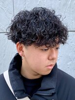 ジーニー 新百合ヶ丘(Genie) ダークアッシュニュアンスパーマ韓国マッシュベリーショート