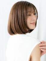 カバーヘア ブリス 川口(COVER HAIR bliss)&nbsp;ヘーゼルグレージュ立体感ミディアムヘア//川口20代30代40代