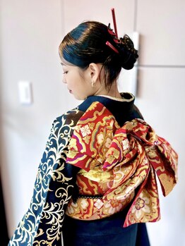 ジュノヘアー(Juno.hair)の写真/《土日祝は朝8時~受付OK》半個室のプライベートサロン〈Juno.hair〉であなたの大切な一日を彩ります*