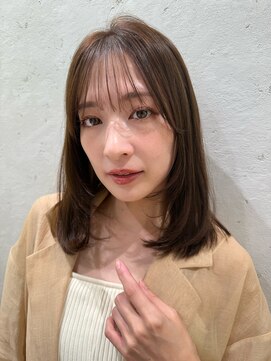 ロンドプランタン 恵比寿(Lond Printemps) オリーブグレー/グランマッシュ/ココアベージュ/レイヤーカット