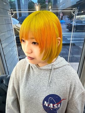 アプリ バイ リアン 浦和(appri by Rien) イエローオレンジのニュアンスカラー