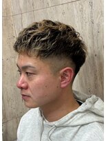 理容 鮎川&nbsp;スキンフェードにパーマON