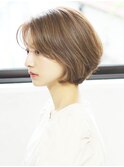 大人レイヤーボブ「シンプル×ぬけ感」