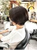丸みショートボブ