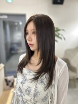 アトレ 福岡大名店(attrait) 艶髪ストレート×韓国レイヤーで大人可愛く