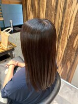 ヘアリゾート粋 トゥジュ 池袋東口店(tujuh)&nbsp;艶髪ブラウン/髪質改善/ストレート/セミロング