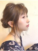 【neolive nico】 ゆるアップ  ヘアアレンジ  ニュアンスヘア