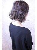 Caary  福山市 人気くせ毛風切りっぱなし大人ボブ♪♪
